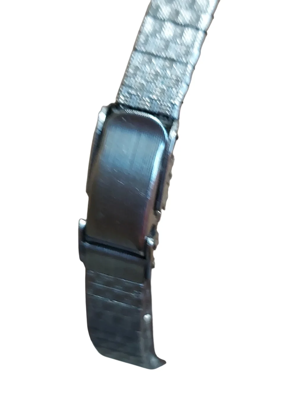 Vintage Elgin Women's Silver-Tone Quartz Watch with Gold Accent Working